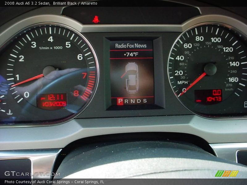 Brilliant Black / Amaretto 2008 Audi A6 3.2 Sedan