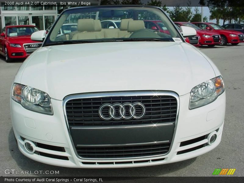 Ibis White / Beige 2008 Audi A4 2.0T Cabriolet