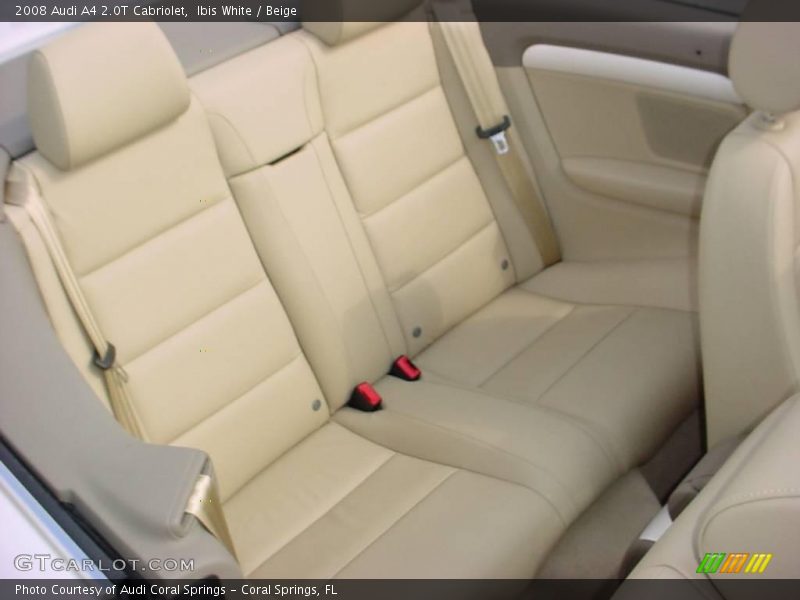 Ibis White / Beige 2008 Audi A4 2.0T Cabriolet