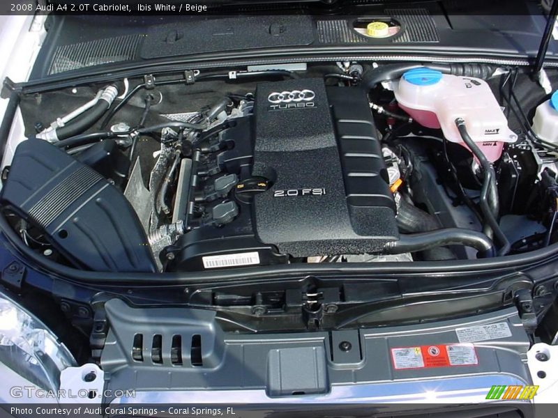 Ibis White / Beige 2008 Audi A4 2.0T Cabriolet