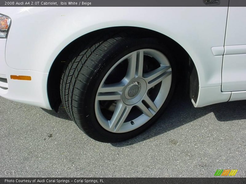 Ibis White / Beige 2008 Audi A4 2.0T Cabriolet