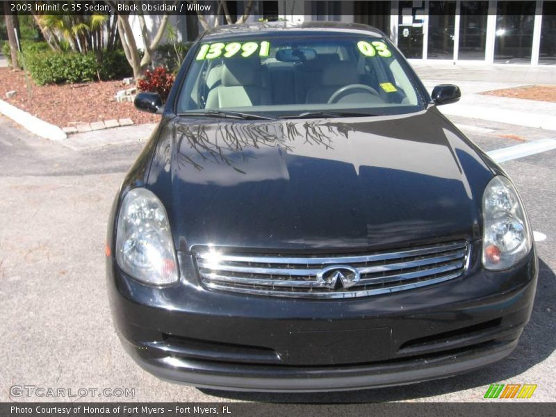 Black Obsidian / Willow 2003 Infiniti G 35 Sedan