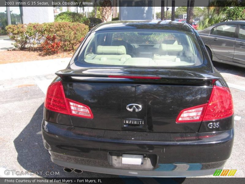 Black Obsidian / Willow 2003 Infiniti G 35 Sedan