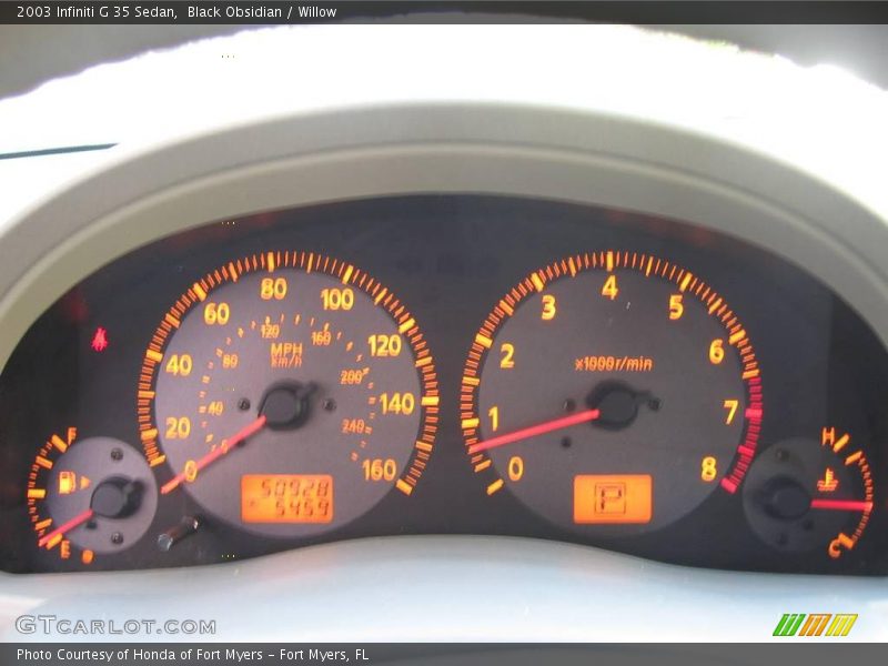 Black Obsidian / Willow 2003 Infiniti G 35 Sedan