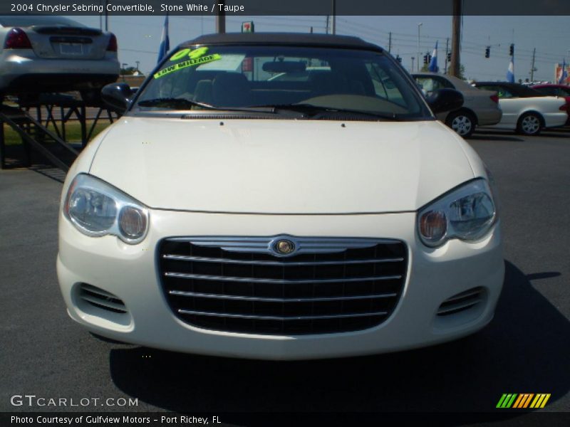 Stone White / Taupe 2004 Chrysler Sebring Convertible