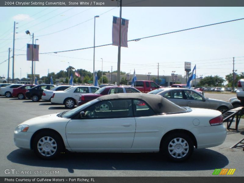 Stone White / Taupe 2004 Chrysler Sebring Convertible