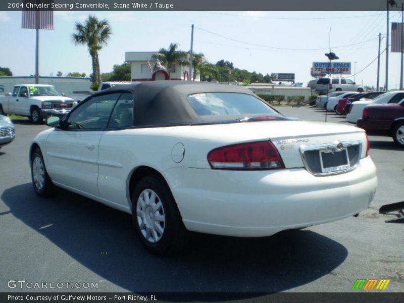 Stone White / Taupe 2004 Chrysler Sebring Convertible
