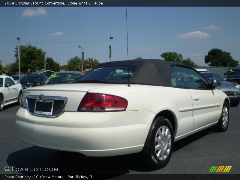 Stone White / Taupe 2004 Chrysler Sebring Convertible