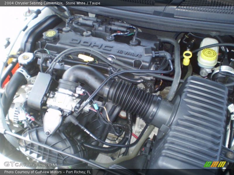 Stone White / Taupe 2004 Chrysler Sebring Convertible