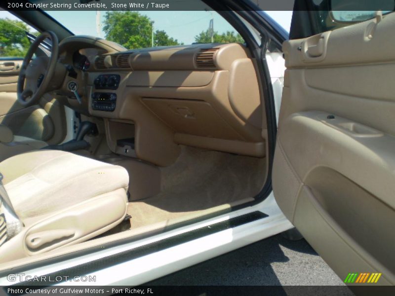 Stone White / Taupe 2004 Chrysler Sebring Convertible
