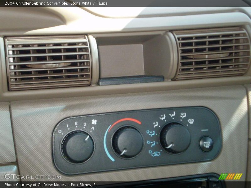Stone White / Taupe 2004 Chrysler Sebring Convertible