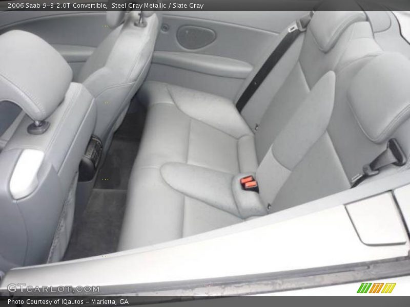 Steel Gray Metallic / Slate Gray 2006 Saab 9-3 2.0T Convertible