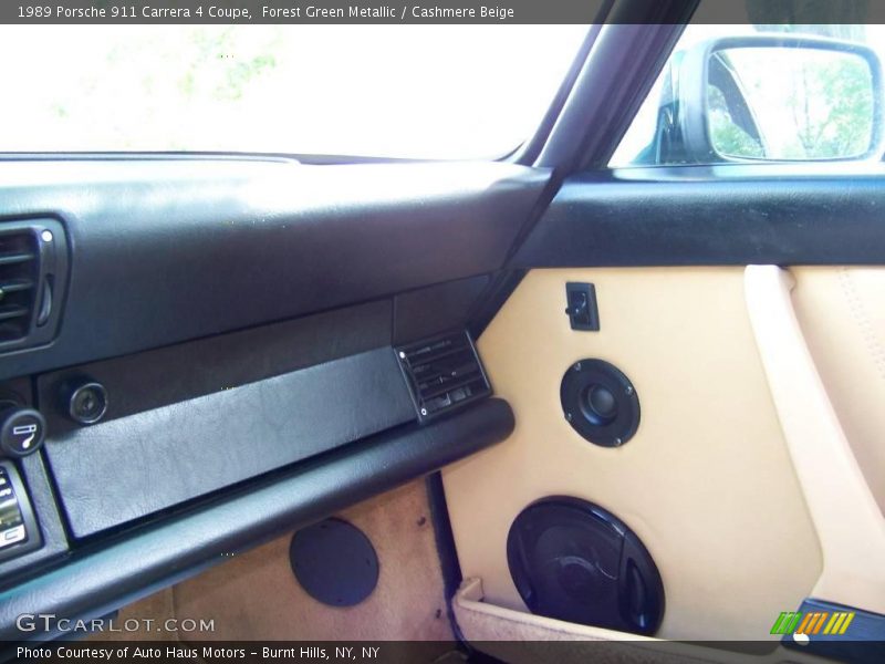 Forest Green Metallic / Cashmere Beige 1989 Porsche 911 Carrera 4 Coupe