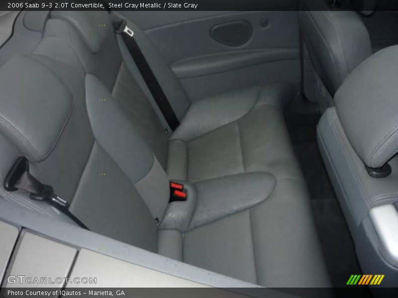 Steel Gray Metallic / Slate Gray 2006 Saab 9-3 2.0T Convertible