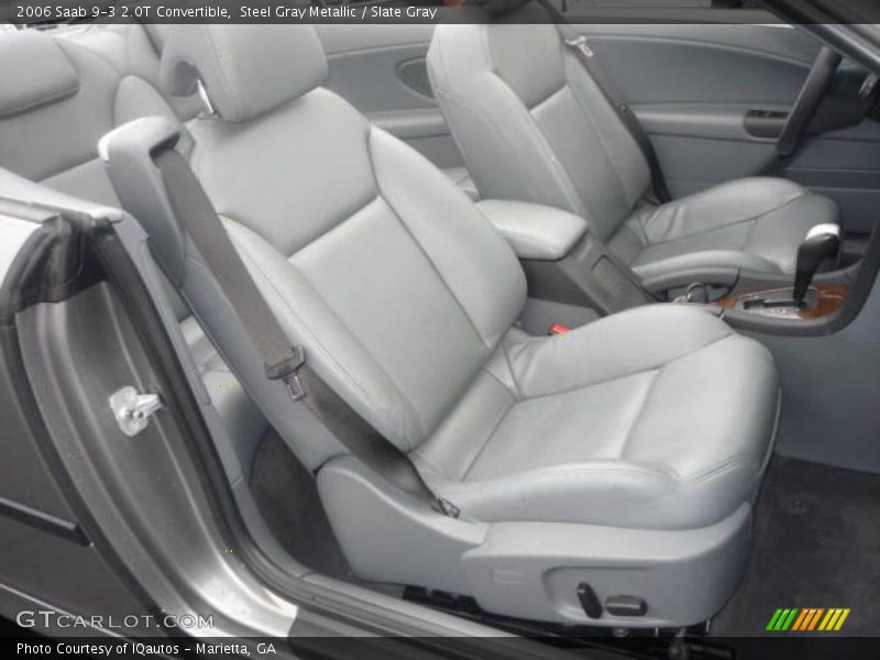 Steel Gray Metallic / Slate Gray 2006 Saab 9-3 2.0T Convertible