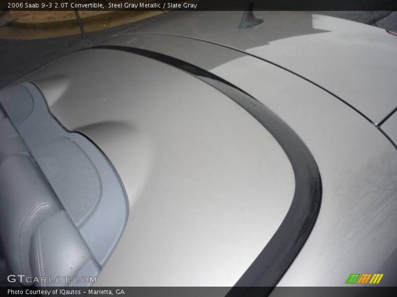 Steel Gray Metallic / Slate Gray 2006 Saab 9-3 2.0T Convertible