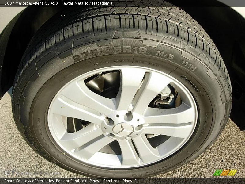 Pewter Metallic / Macadamia 2007 Mercedes-Benz GL 450