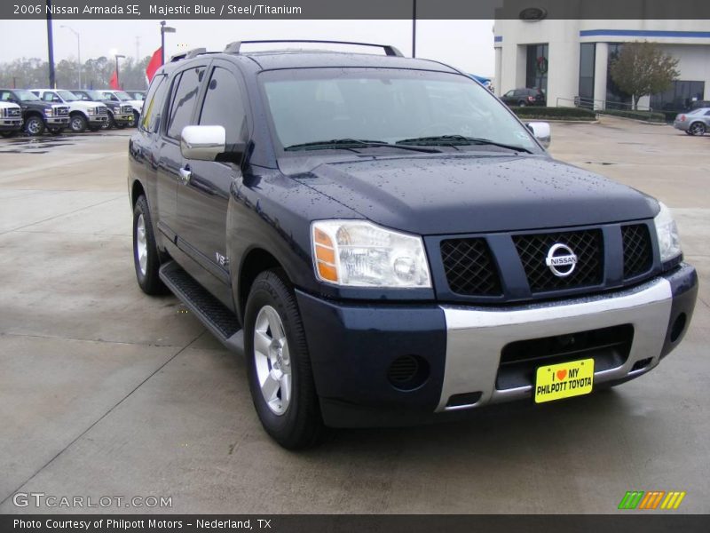 Majestic Blue / Steel/Titanium 2006 Nissan Armada SE