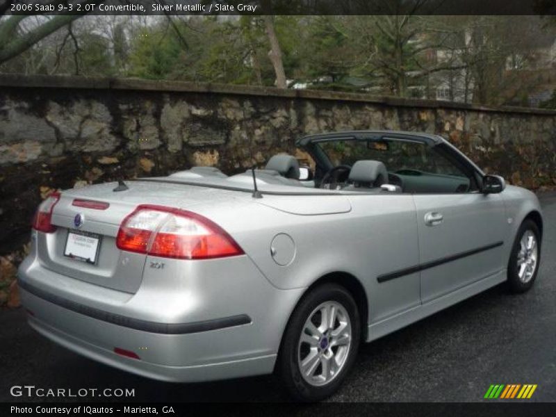 Silver Metallic / Slate Gray 2006 Saab 9-3 2.0T Convertible
