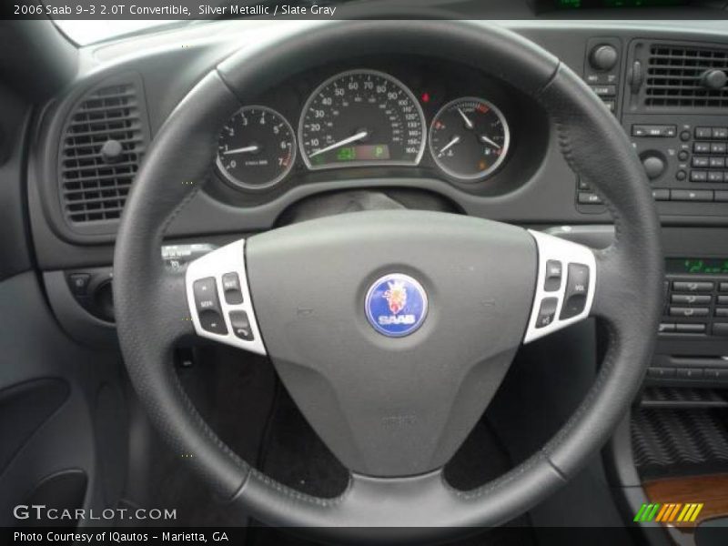 Silver Metallic / Slate Gray 2006 Saab 9-3 2.0T Convertible