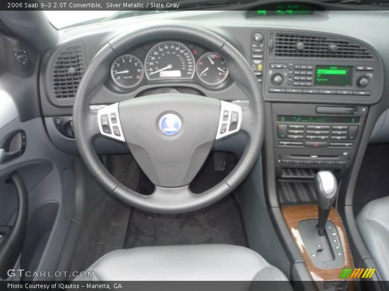 Silver Metallic / Slate Gray 2006 Saab 9-3 2.0T Convertible
