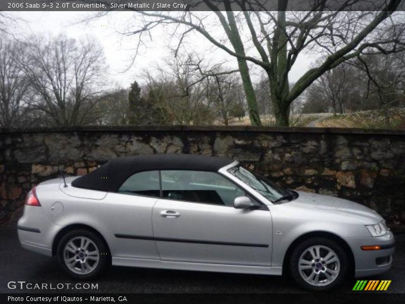 Silver Metallic / Slate Gray 2006 Saab 9-3 2.0T Convertible