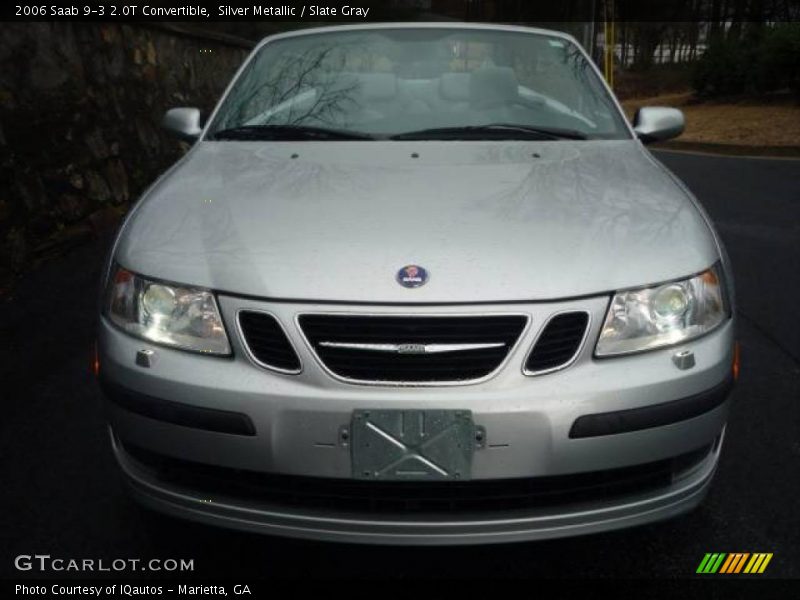 Silver Metallic / Slate Gray 2006 Saab 9-3 2.0T Convertible