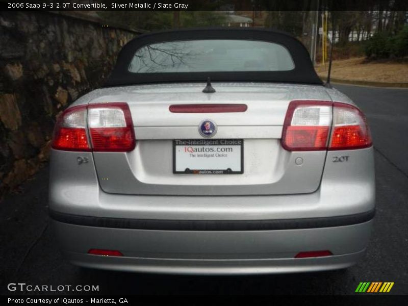 Silver Metallic / Slate Gray 2006 Saab 9-3 2.0T Convertible
