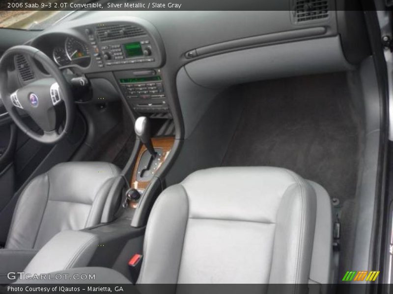Silver Metallic / Slate Gray 2006 Saab 9-3 2.0T Convertible