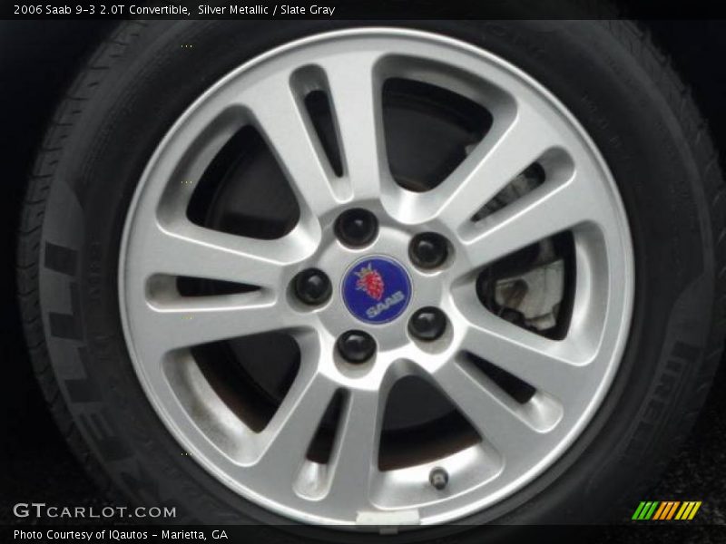 Silver Metallic / Slate Gray 2006 Saab 9-3 2.0T Convertible