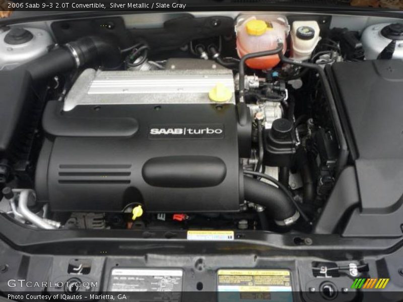 Silver Metallic / Slate Gray 2006 Saab 9-3 2.0T Convertible