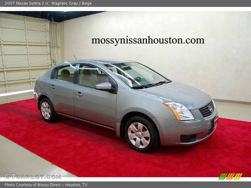 Magnetic Gray / Beige 2007 Nissan Sentra 2.0