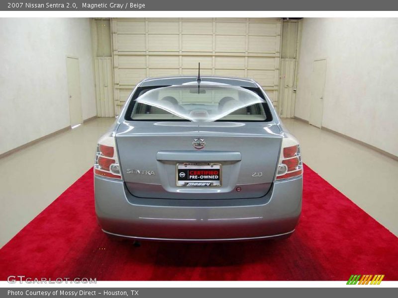 Magnetic Gray / Beige 2007 Nissan Sentra 2.0