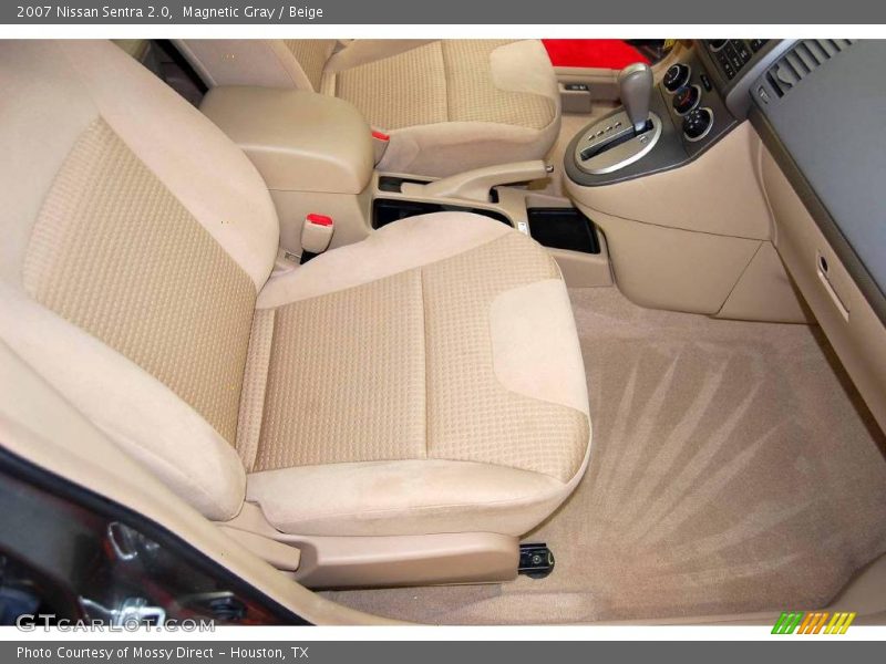 Magnetic Gray / Beige 2007 Nissan Sentra 2.0