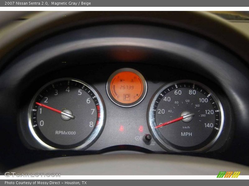 Magnetic Gray / Beige 2007 Nissan Sentra 2.0