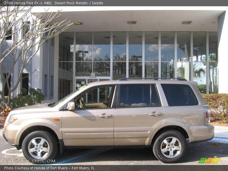 Desert Rock Metallic / Saddle 2006 Honda Pilot EX-L 4WD