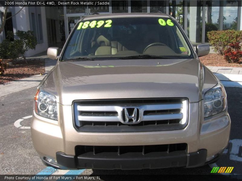 Desert Rock Metallic / Saddle 2006 Honda Pilot EX-L 4WD