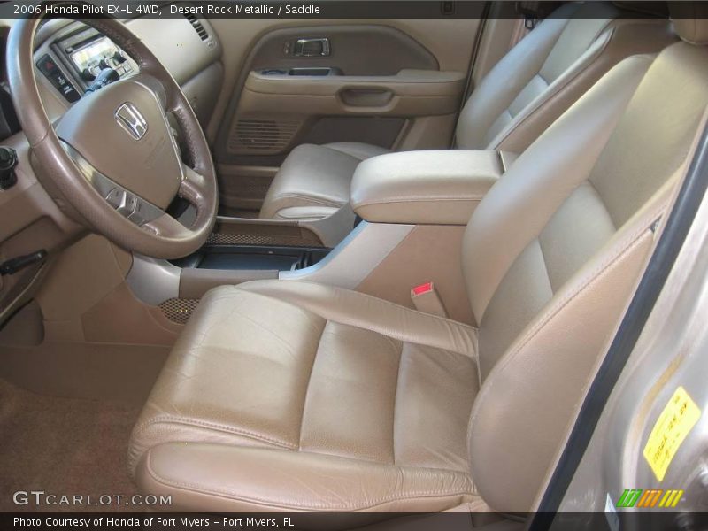 Desert Rock Metallic / Saddle 2006 Honda Pilot EX-L 4WD