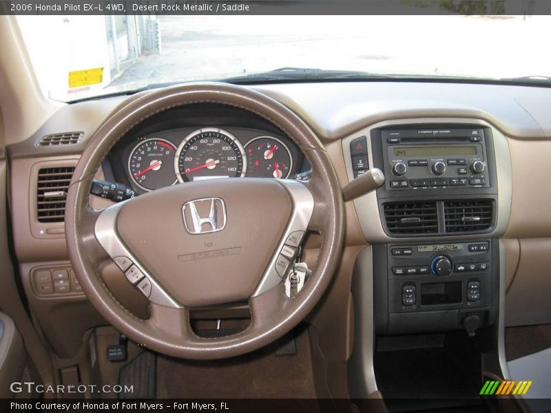 Desert Rock Metallic / Saddle 2006 Honda Pilot EX-L 4WD
