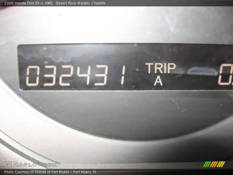 Desert Rock Metallic / Saddle 2006 Honda Pilot EX-L 4WD