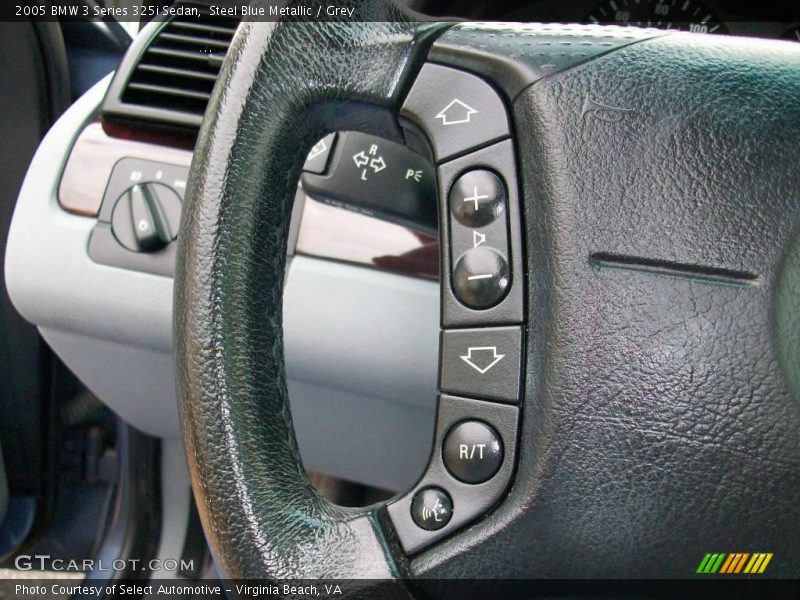 Steel Blue Metallic / Grey 2005 BMW 3 Series 325i Sedan