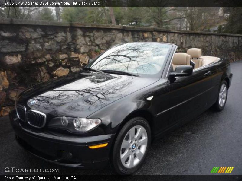 Jet Black / Sand 2005 BMW 3 Series 325i Convertible