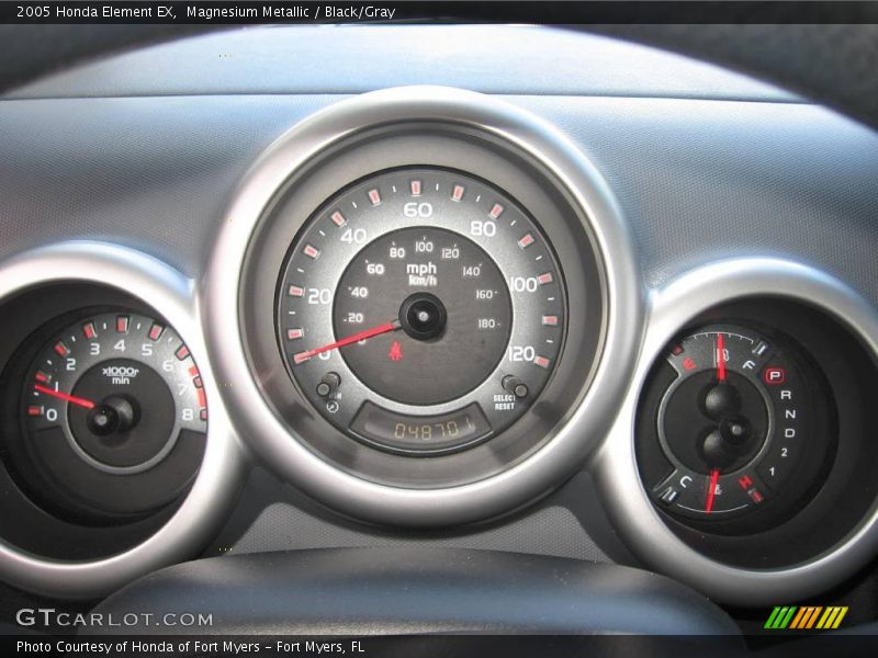 Magnesium Metallic / Black/Gray 2005 Honda Element EX