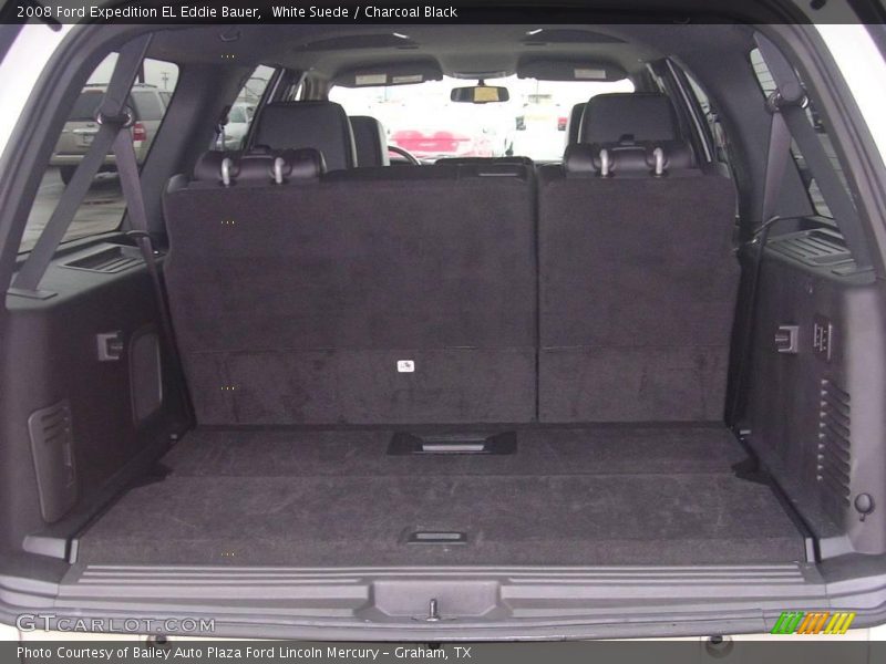 White Suede / Charcoal Black 2008 Ford Expedition EL Eddie Bauer