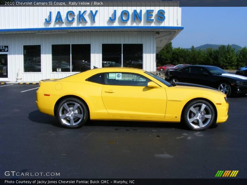 Rally Yellow / Black 2010 Chevrolet Camaro SS Coupe