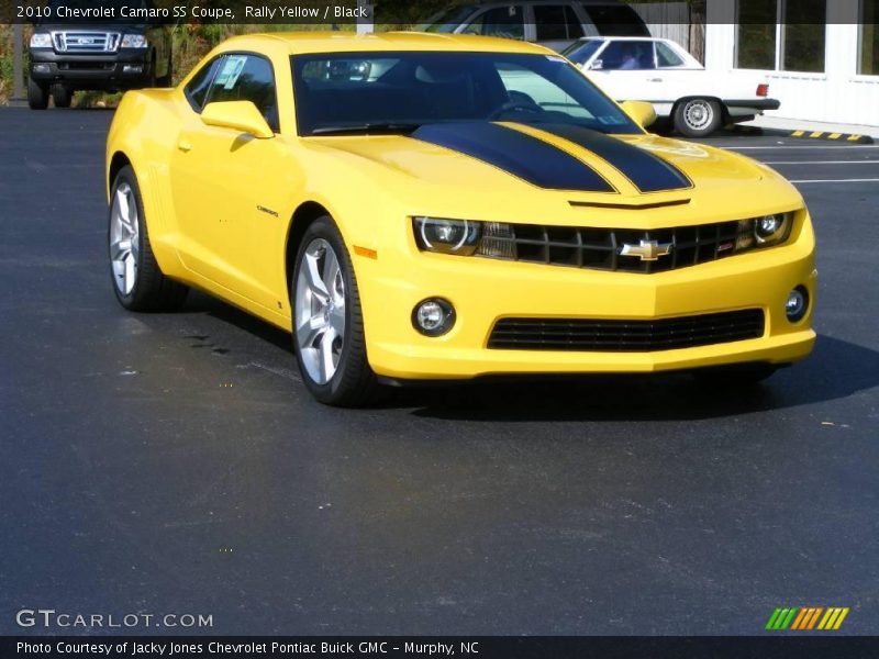 Rally Yellow / Black 2010 Chevrolet Camaro SS Coupe