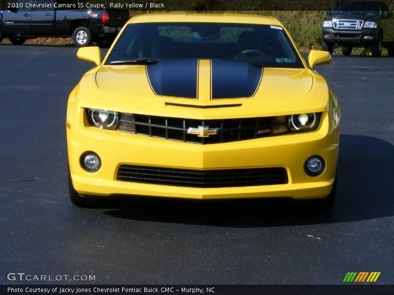 Rally Yellow / Black 2010 Chevrolet Camaro SS Coupe