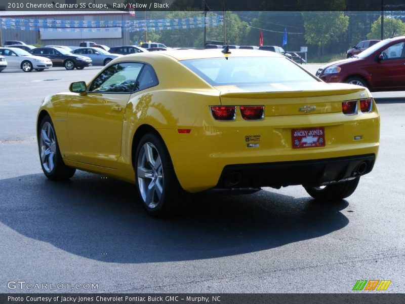 Rally Yellow / Black 2010 Chevrolet Camaro SS Coupe