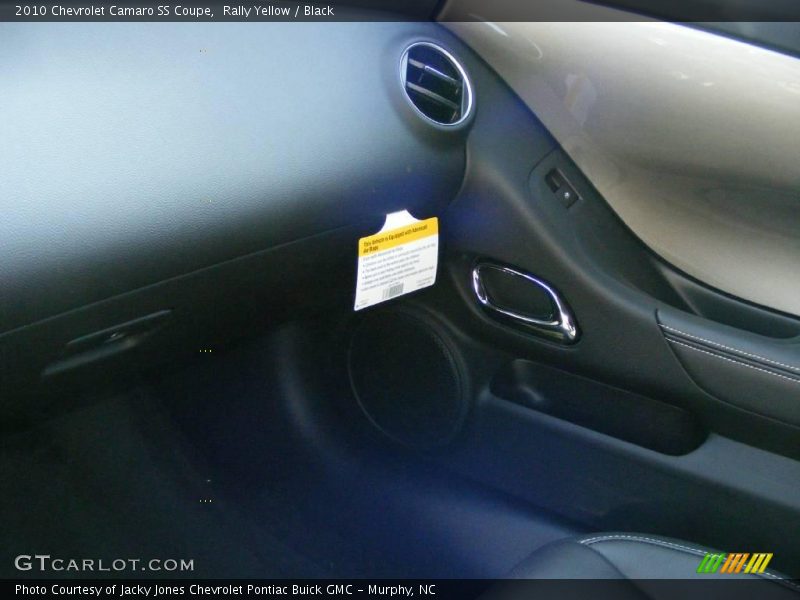 Rally Yellow / Black 2010 Chevrolet Camaro SS Coupe