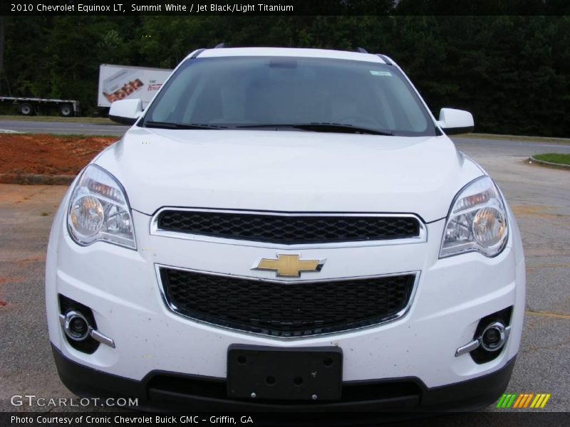 Summit White / Jet Black/Light Titanium 2010 Chevrolet Equinox LT